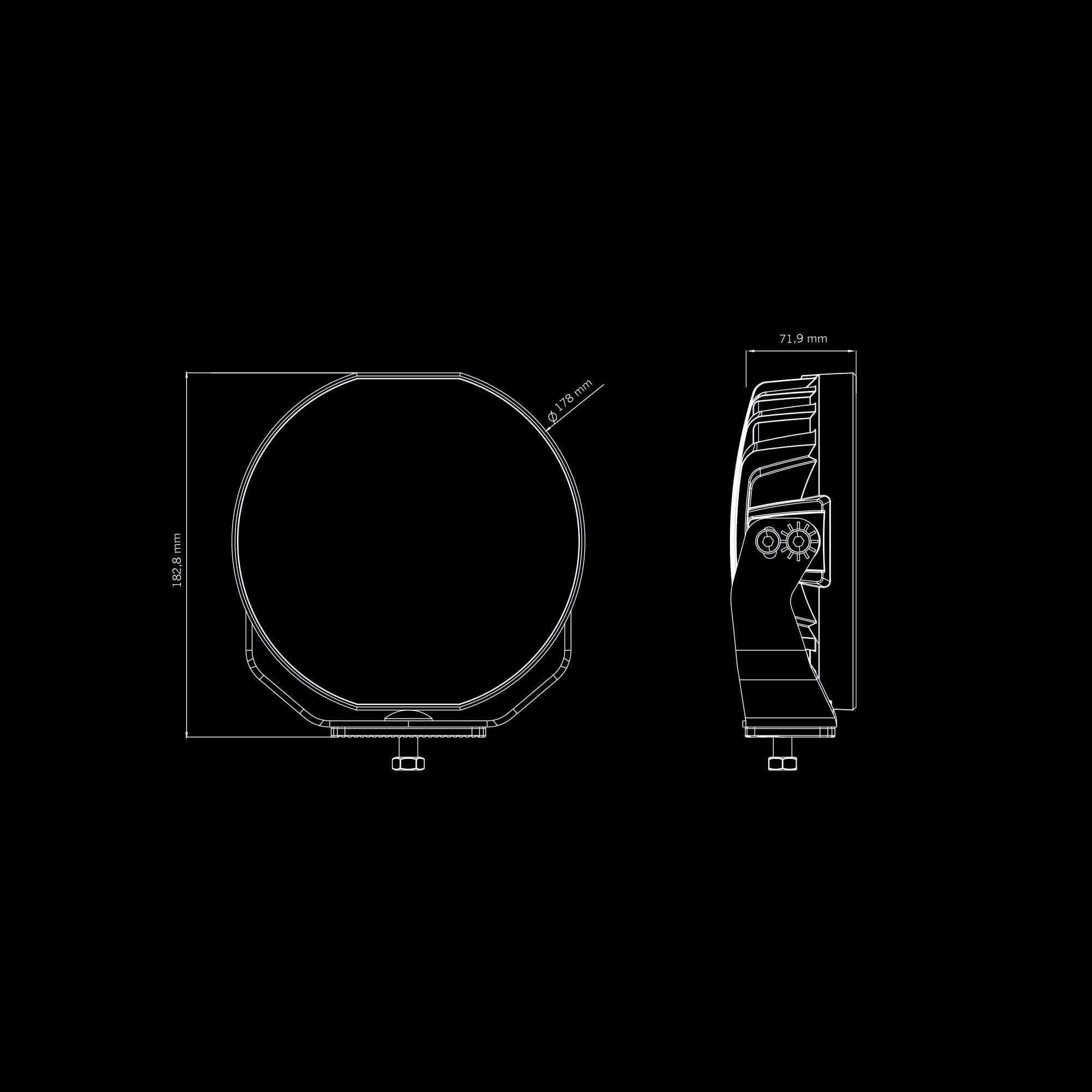 Strands SIBERIA SKYLORD DRIVING LIGHT 7″