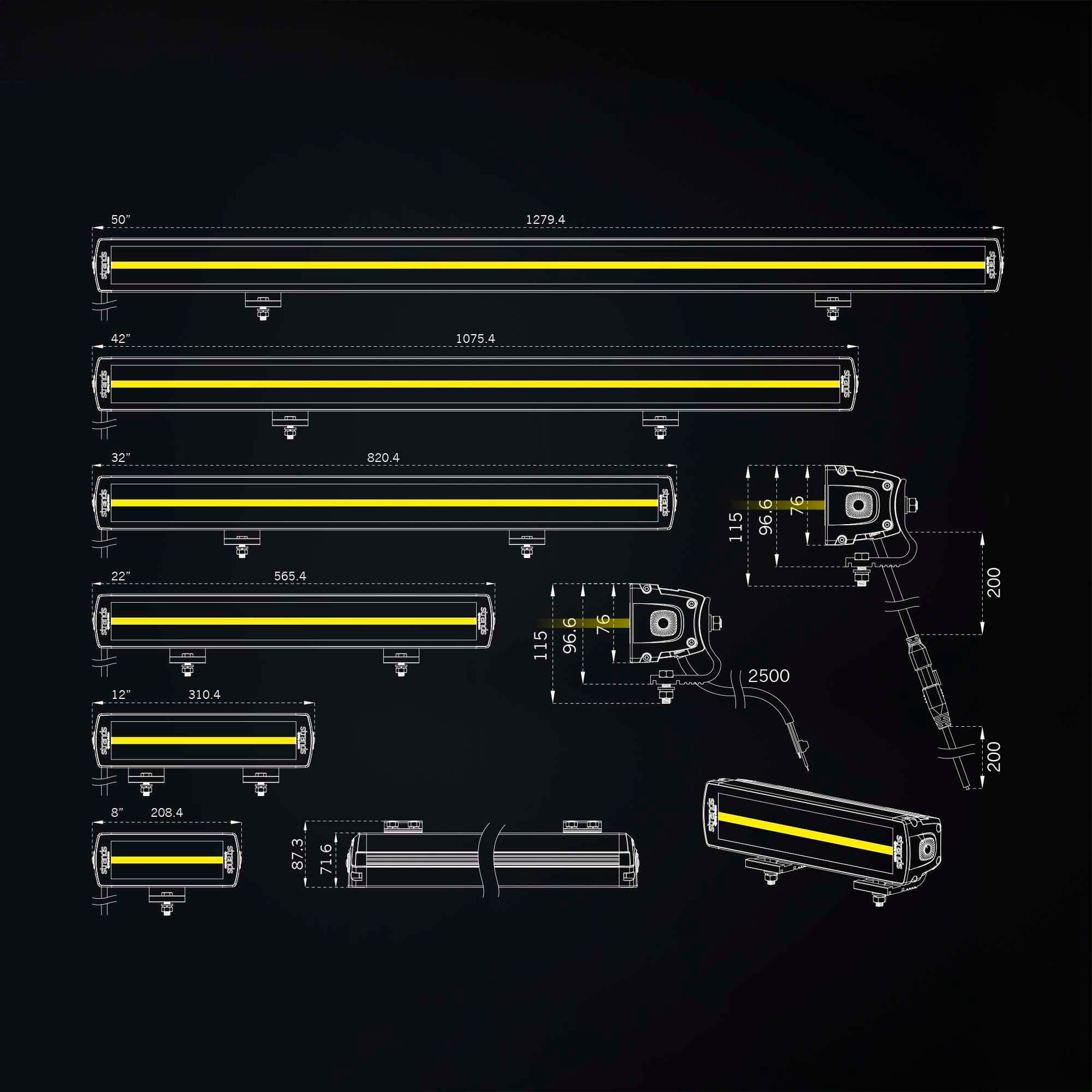 Strands SIBERIA XP DR LED BAR 8″