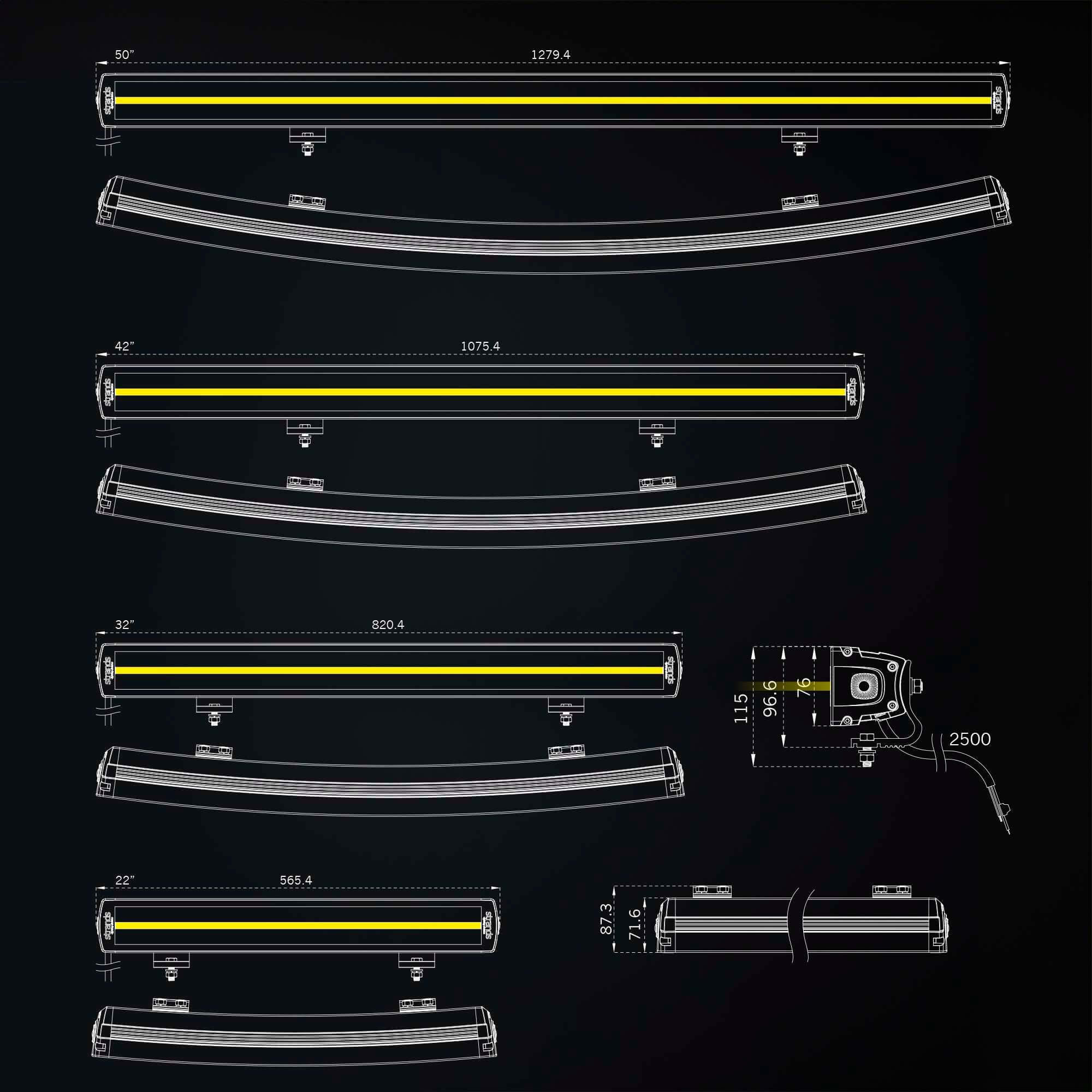 Strands SIBERIA XP DRC LED BAR 22″