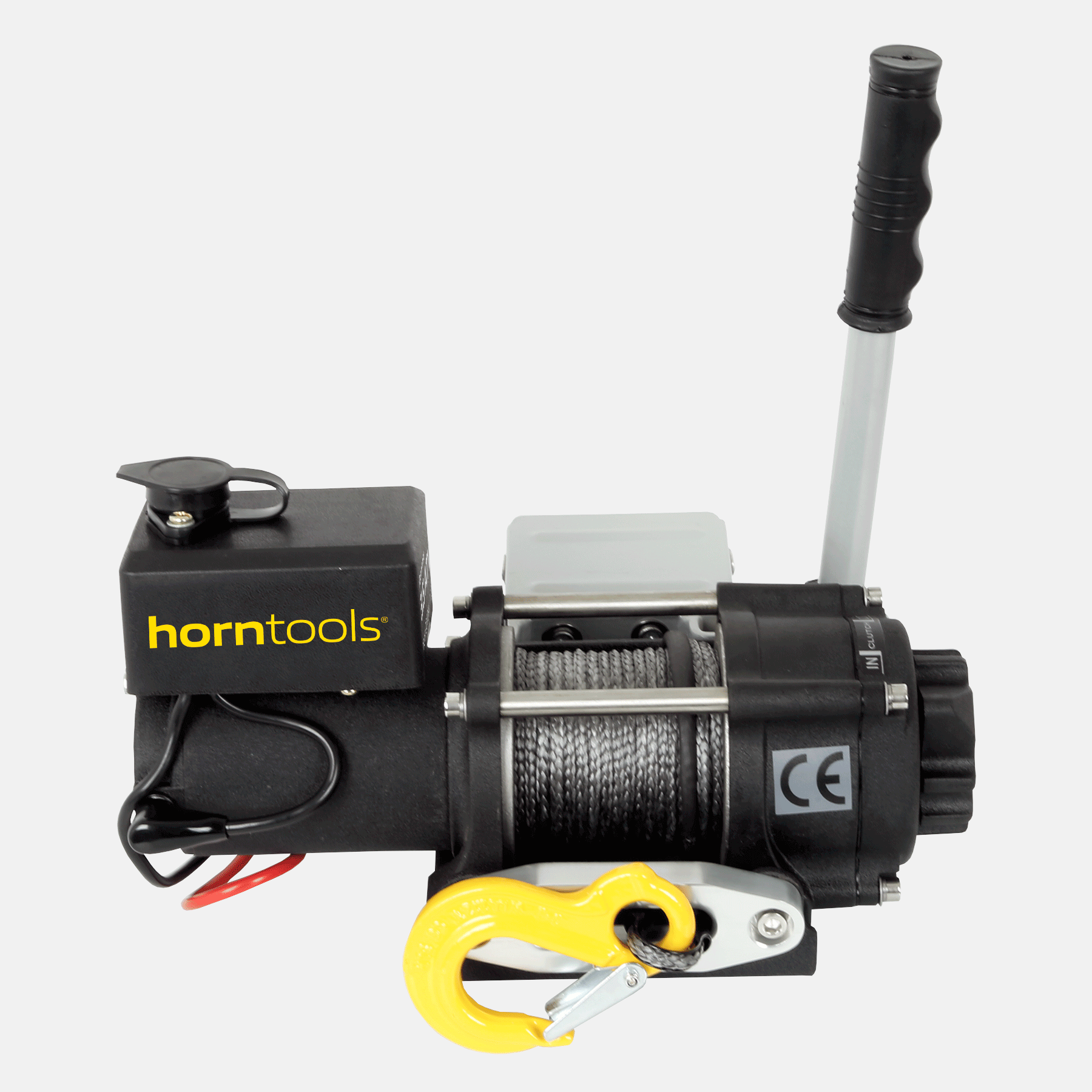 Sistema con verricello mobile con 1,6 tonnellate e fune in plastica da 22 m