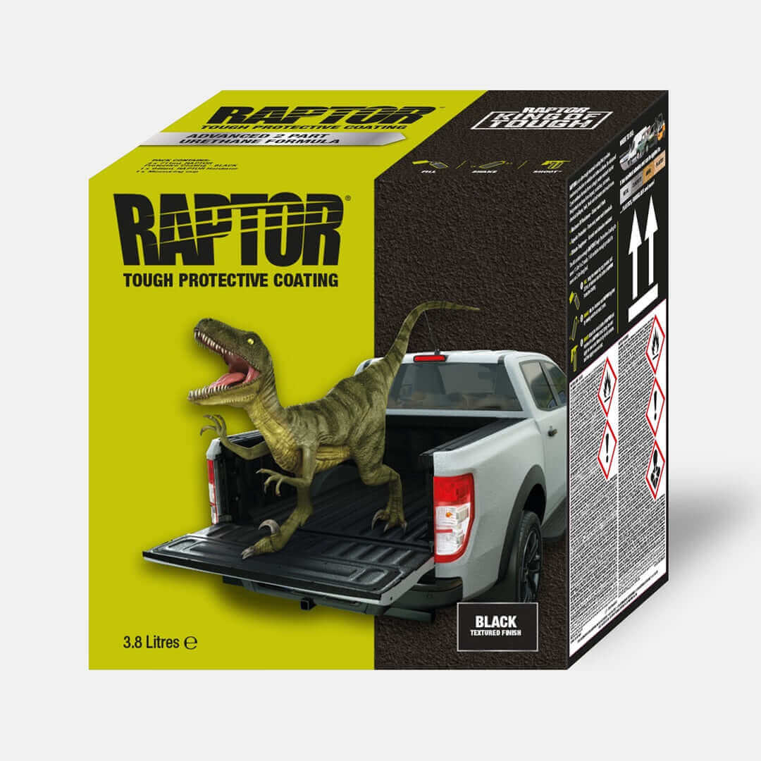 RAPTOR Lacquer Black - 4 bottiglie (rivestimento e indurente)